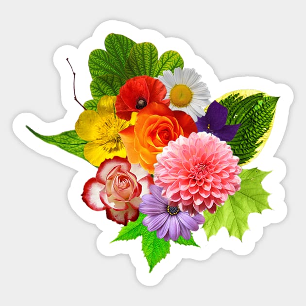 Floral Sticker by GoddessFr3yja